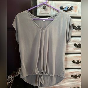 Tie front top